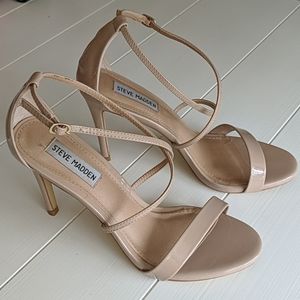 Steve Madden Strappy Nude Heels